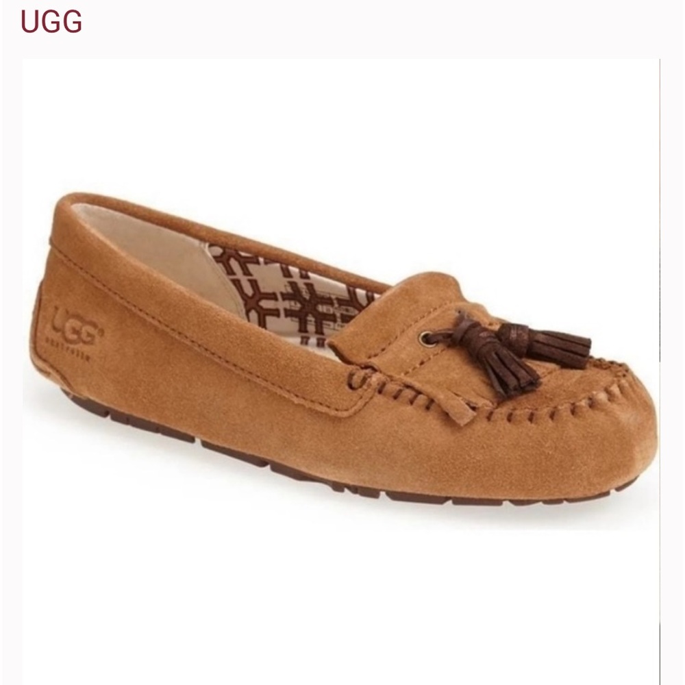 UGG Lizzy Chestnut Moccasin Slippers